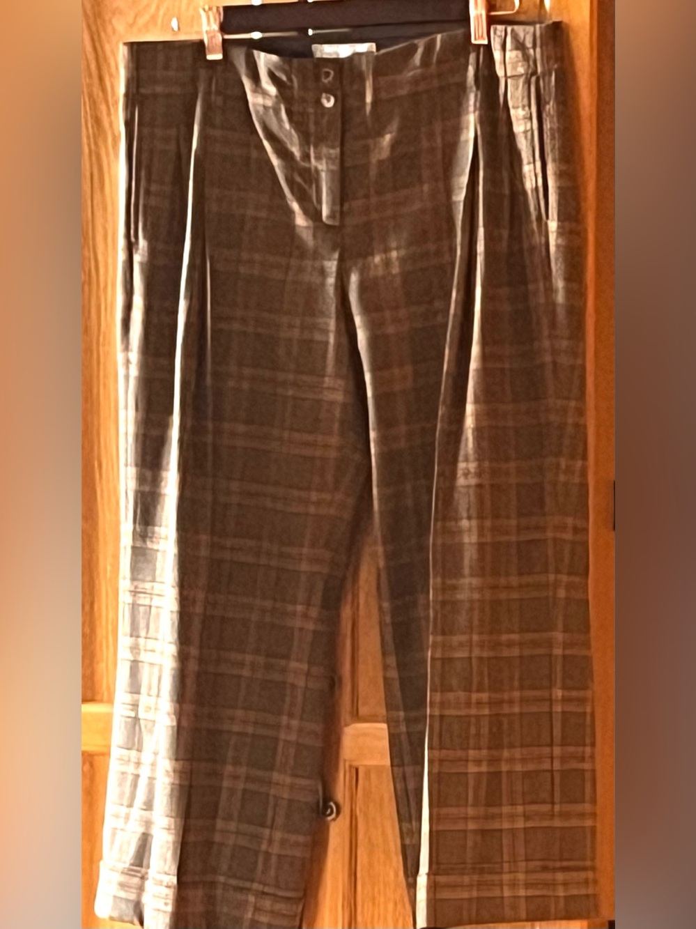 Michael Kors Glen Plaid Women’s Trousers
